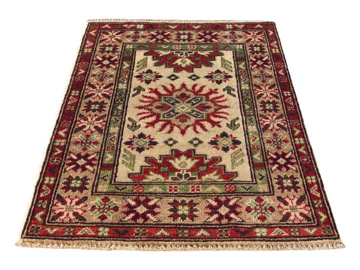 2' x 3' Hand Knotted Kazak Rug