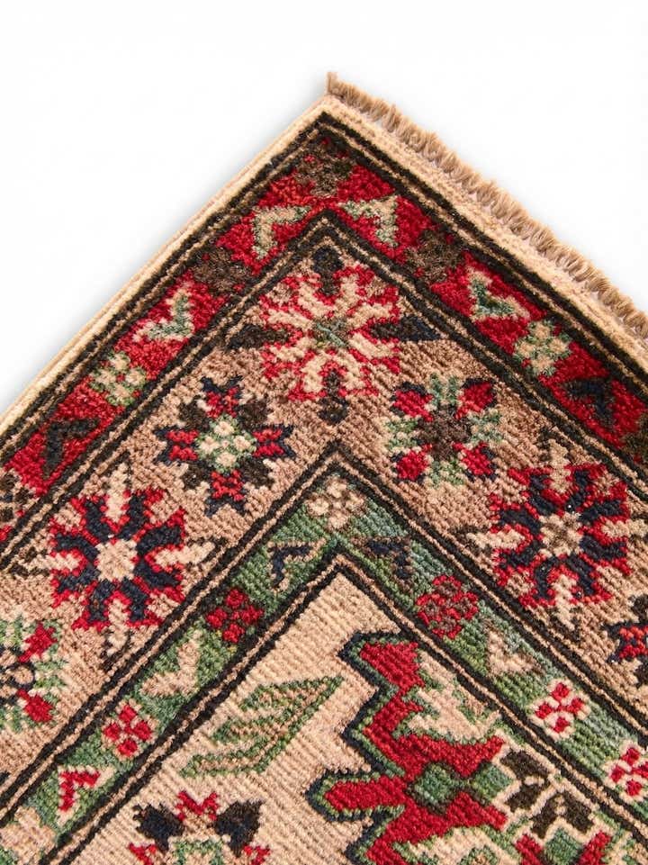 2' x 3' Hand Knotted Kazak Rug