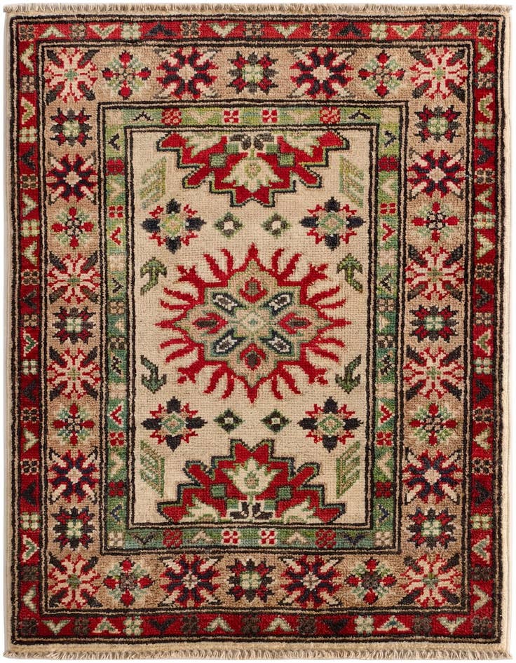 Detail image of 2' x 3' Hand Knotted Kazak Rug