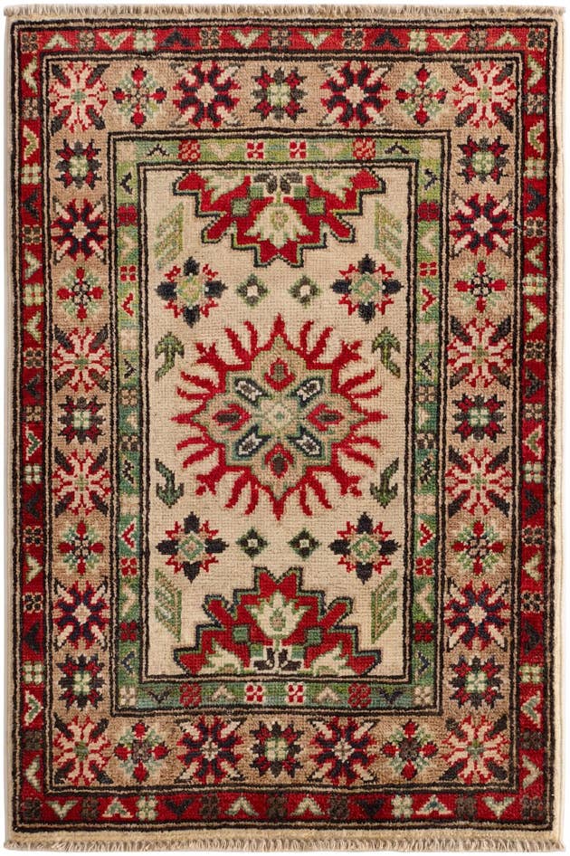 Detail image of 2' x 3' Hand Knotted Kazak Rug