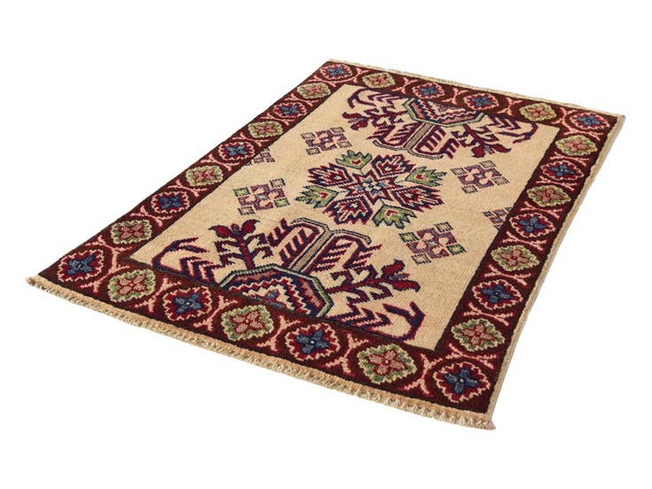 Detail image of 2' x 2' 10 Hand Knotted Kazak Rug