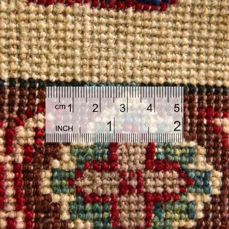 Detail image of 2' x 2' 10 Hand Knotted Kazak Rug
