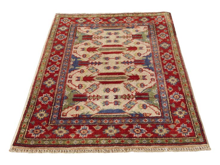 Detail image of 2' x 3' Hand Knotted Kazak Rug