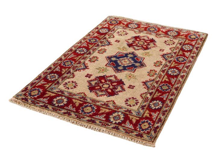 2' x 3' 1 Hand Knotted Kazak Rug
