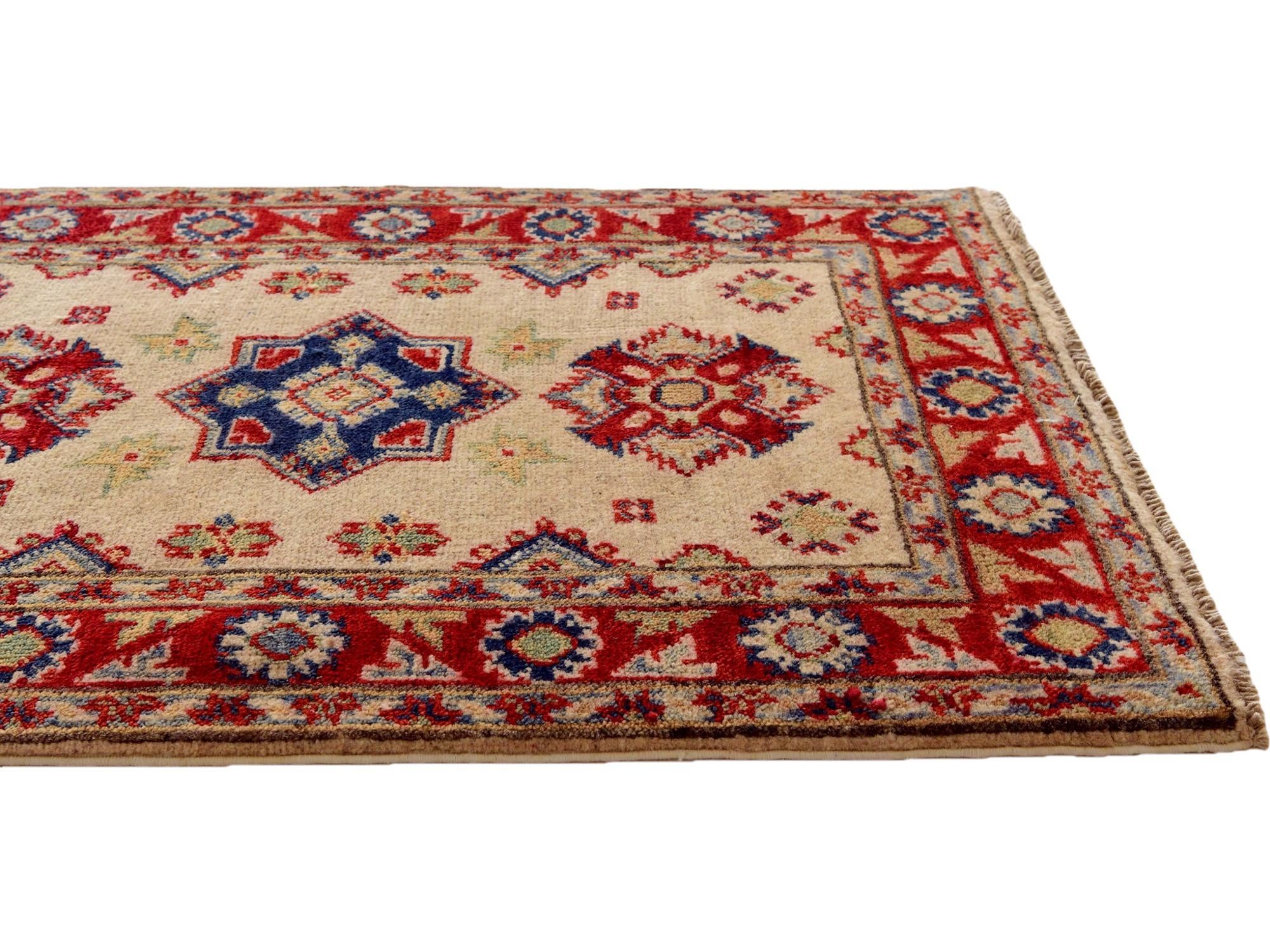 2' x 3' 1 Hand Knotted Kazak Rug