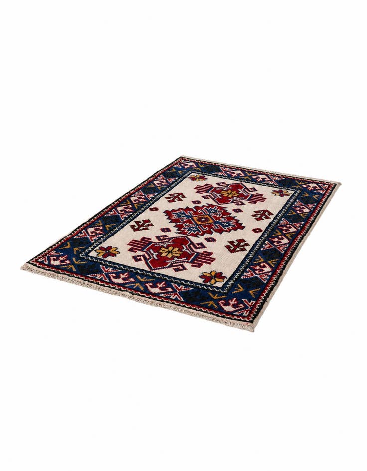 Detail image of 2' x 3' 1 Hand Knotted Kazak Rug