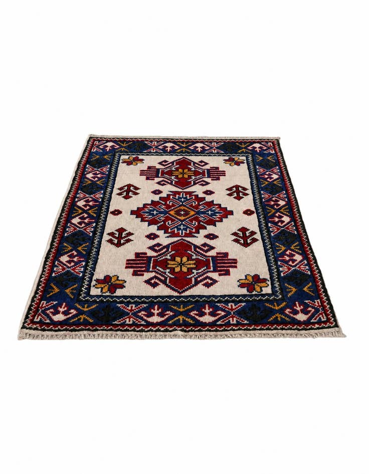 Detail image of 2' x 3' 1 Hand Knotted Kazak Rug