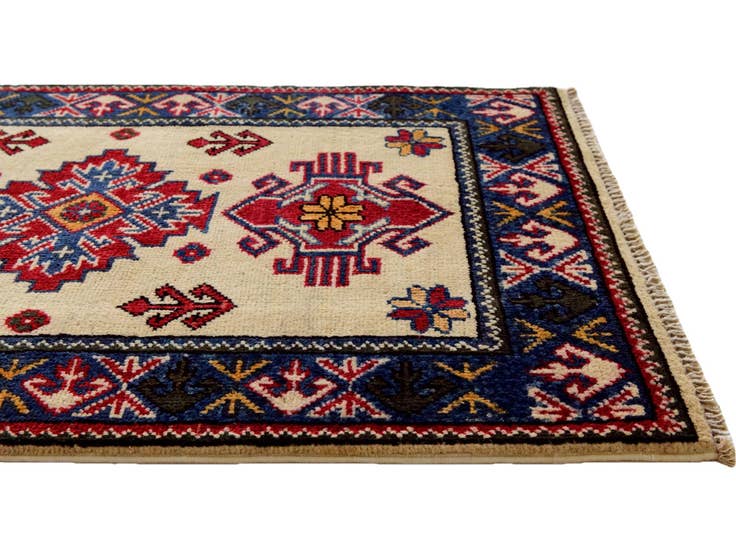 Detail image of 2' x 3' 1 Hand Knotted Kazak Rug