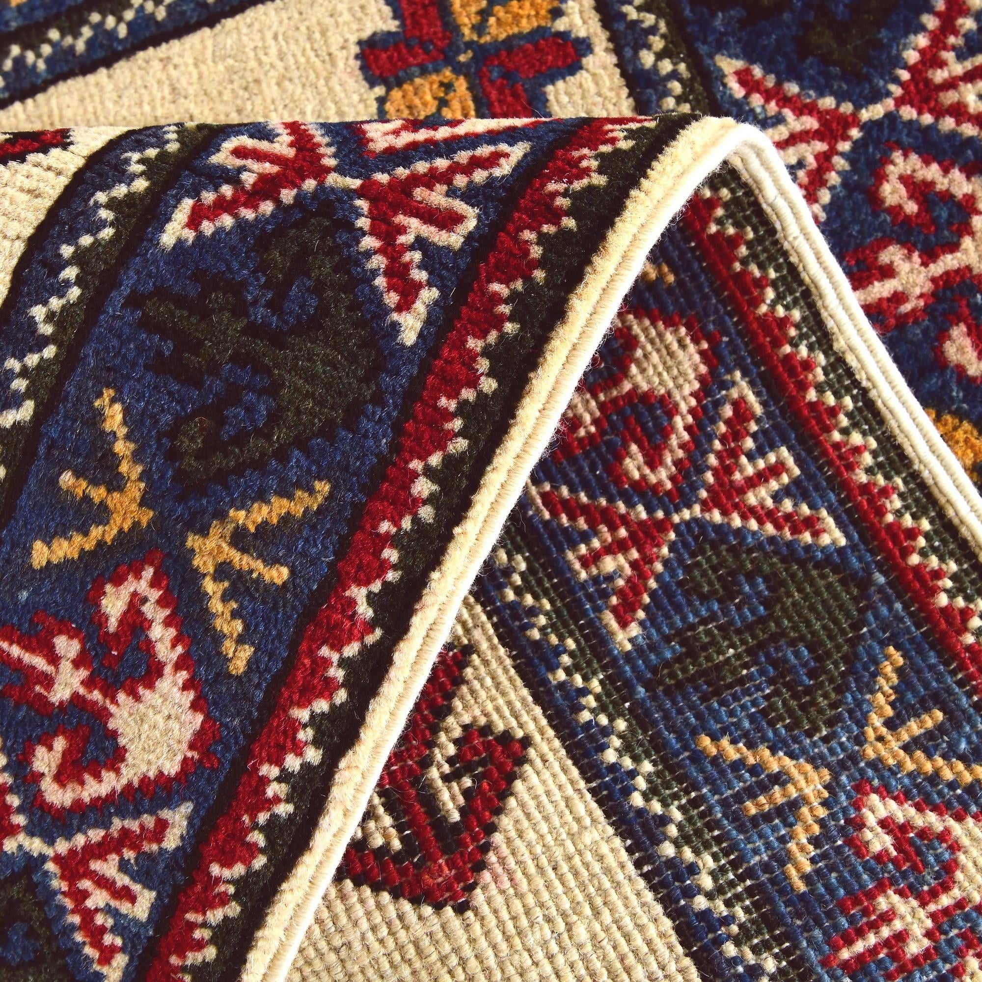 2' x 3' 1 Hand Knotted Kazak Rug