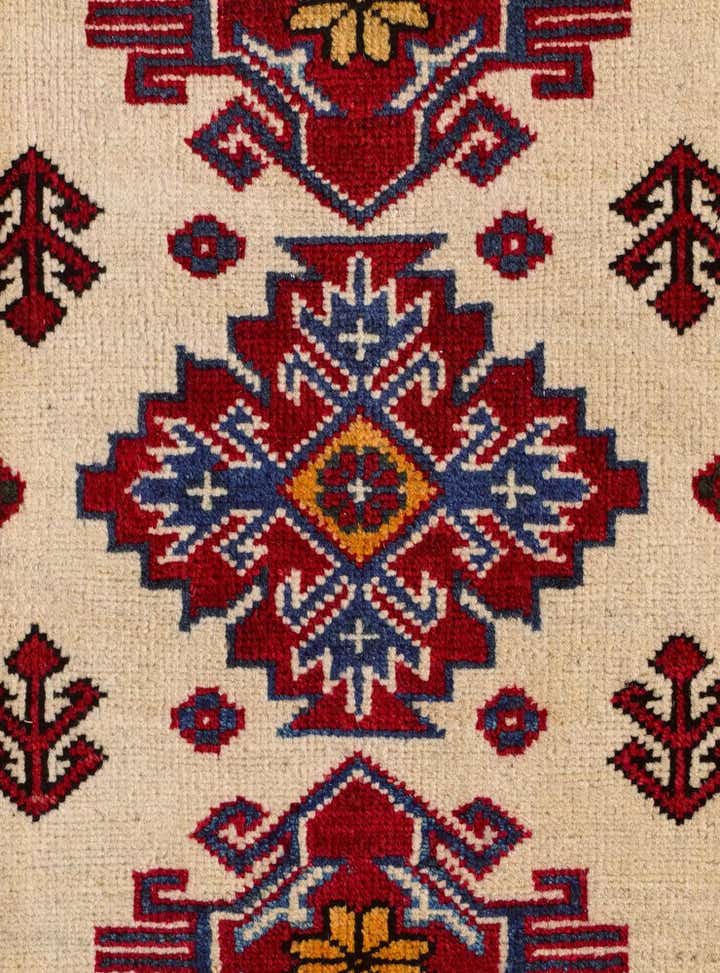 2' x 3' 1 Hand Knotted Kazak Rug