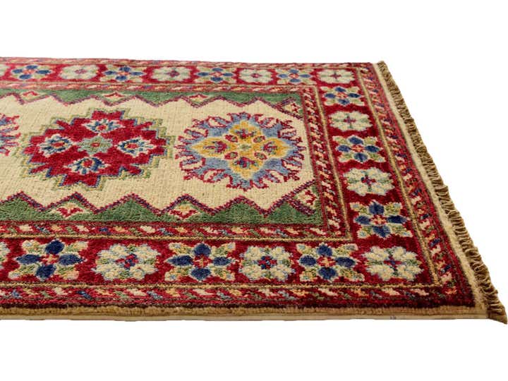1' 11 x 2' 9 Hand Knotted Kazak Rug