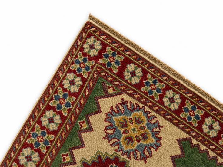 Detail image of 1' 11 x 2' 9 Hand Knotted Kazak Rug