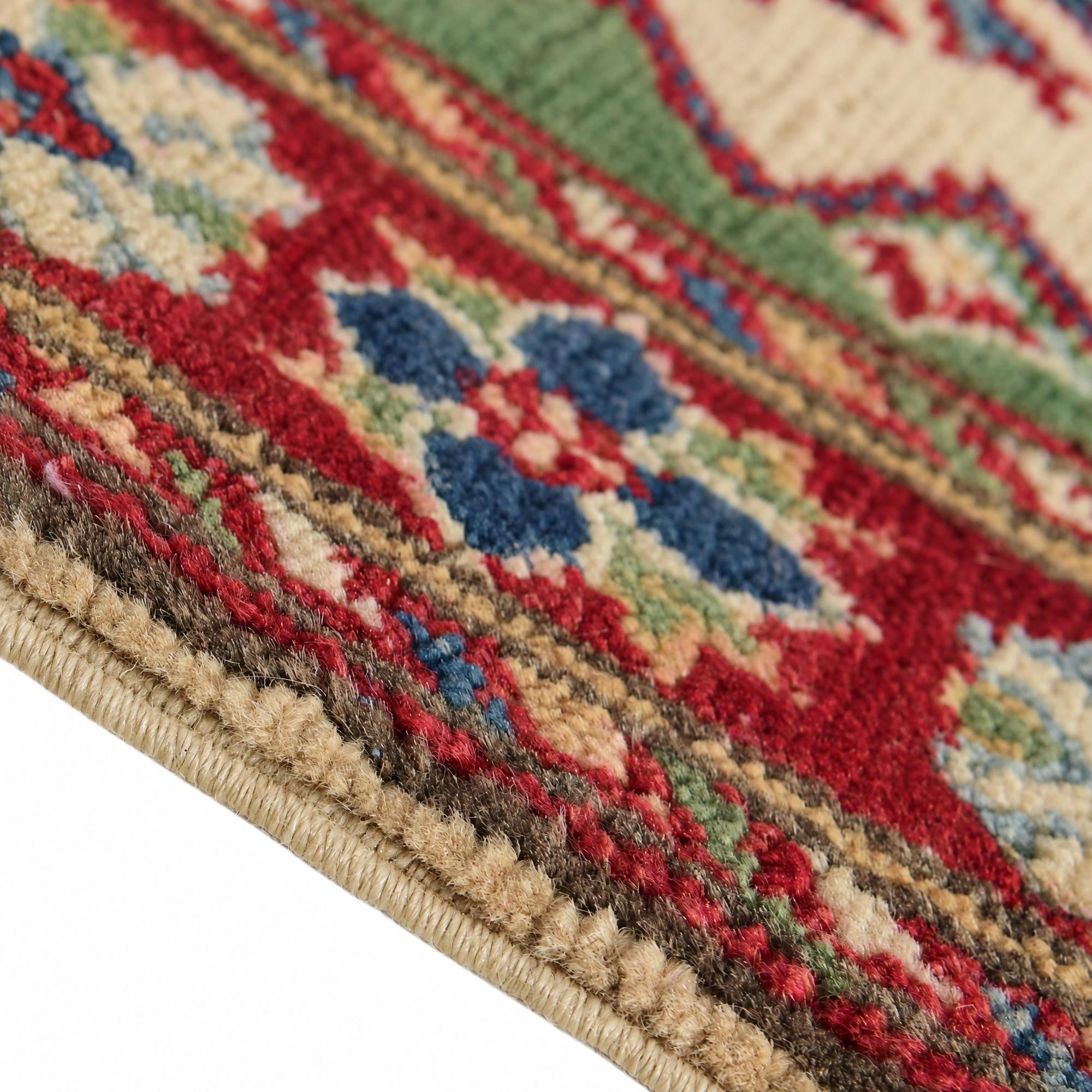 60cm x 85cm Hand Knotted Kazak Rug