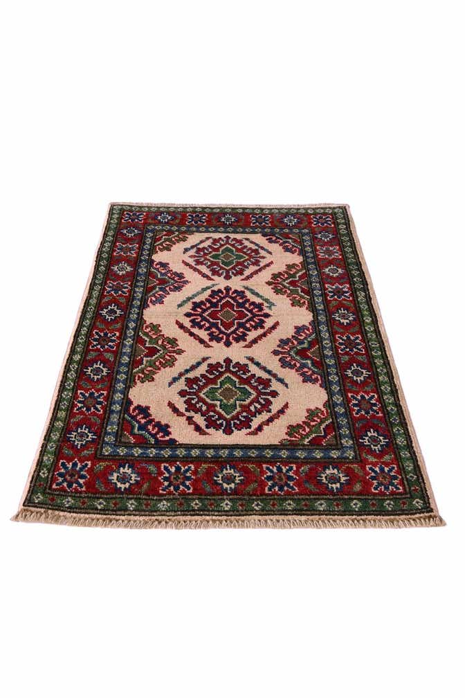 2' x 3' 1 Hand Knotted Kazak Rug