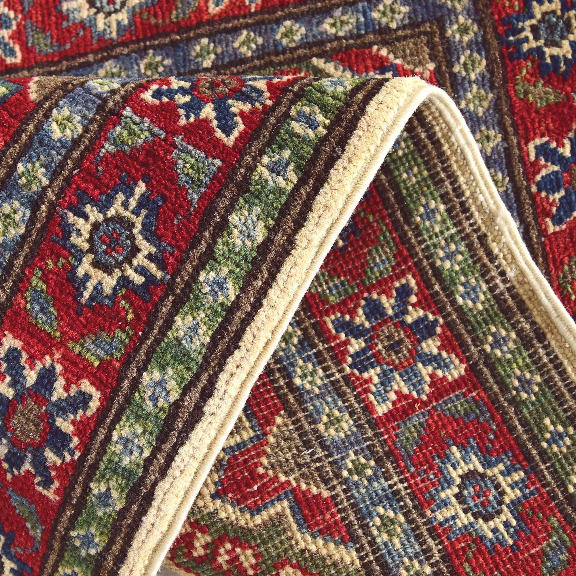 2' x 3' 1 Hand Knotted Kazak Rug