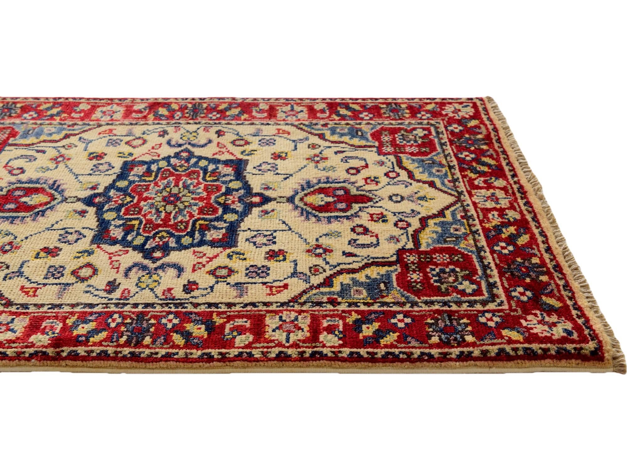 2' 1 x 3' 1 Hand Knotted Kazak Rug