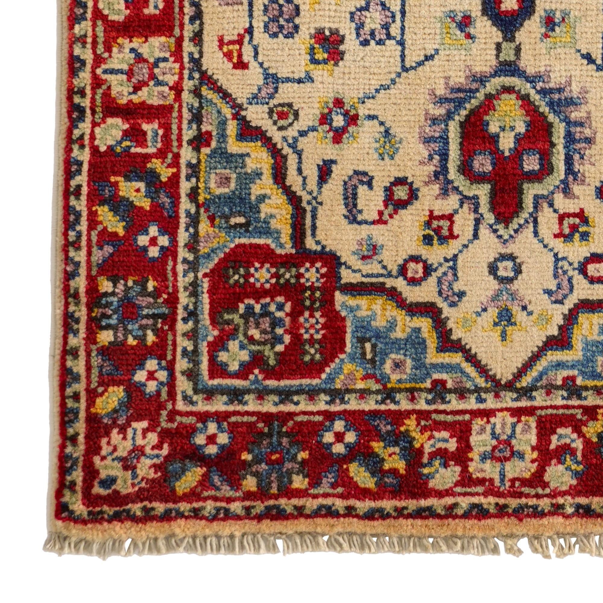 2' 1 x 3' 1 Hand Knotted Kazak Rug