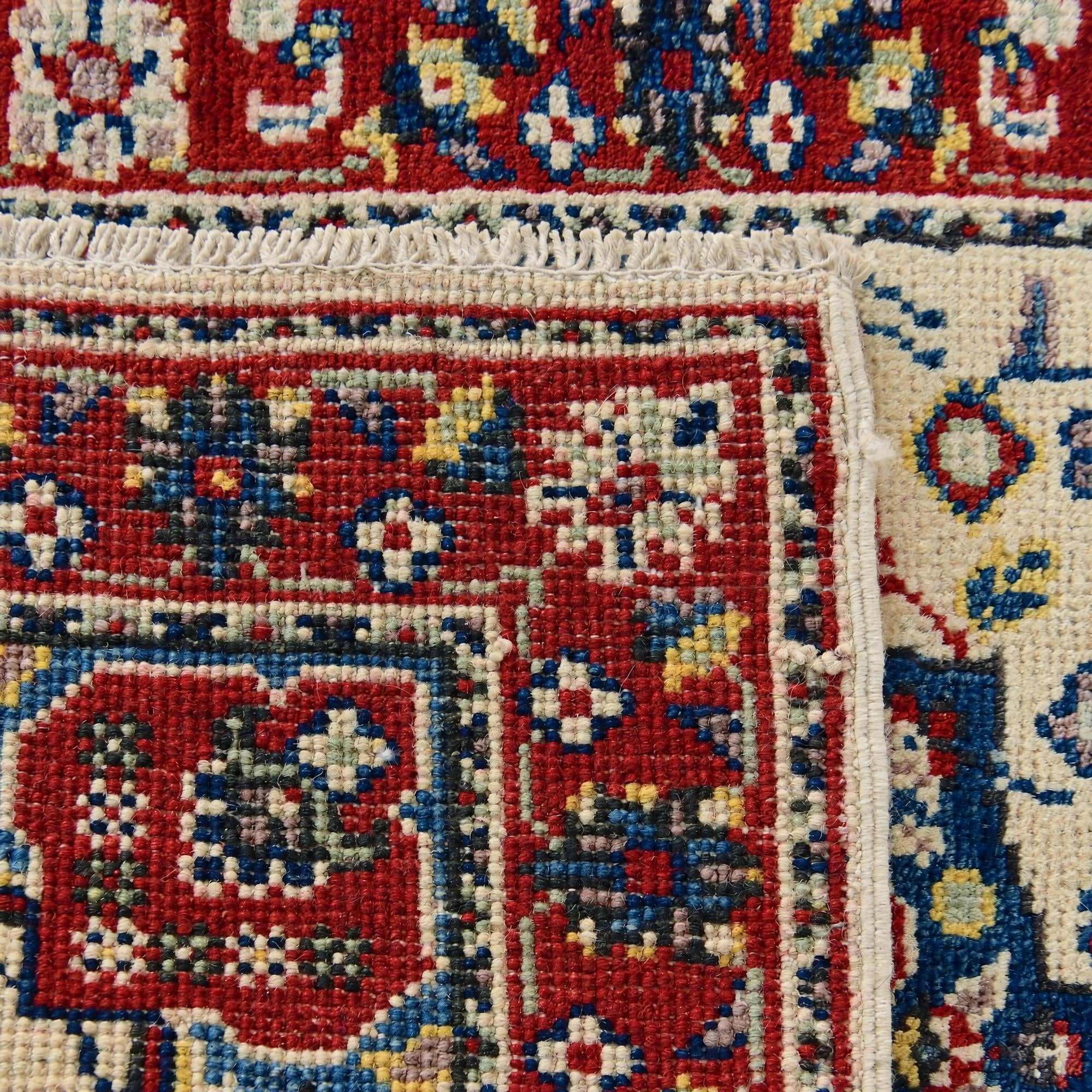 Detail image 12 of 12: 2' 1 x 3' 1 Hand Knotted Kazak Rug
