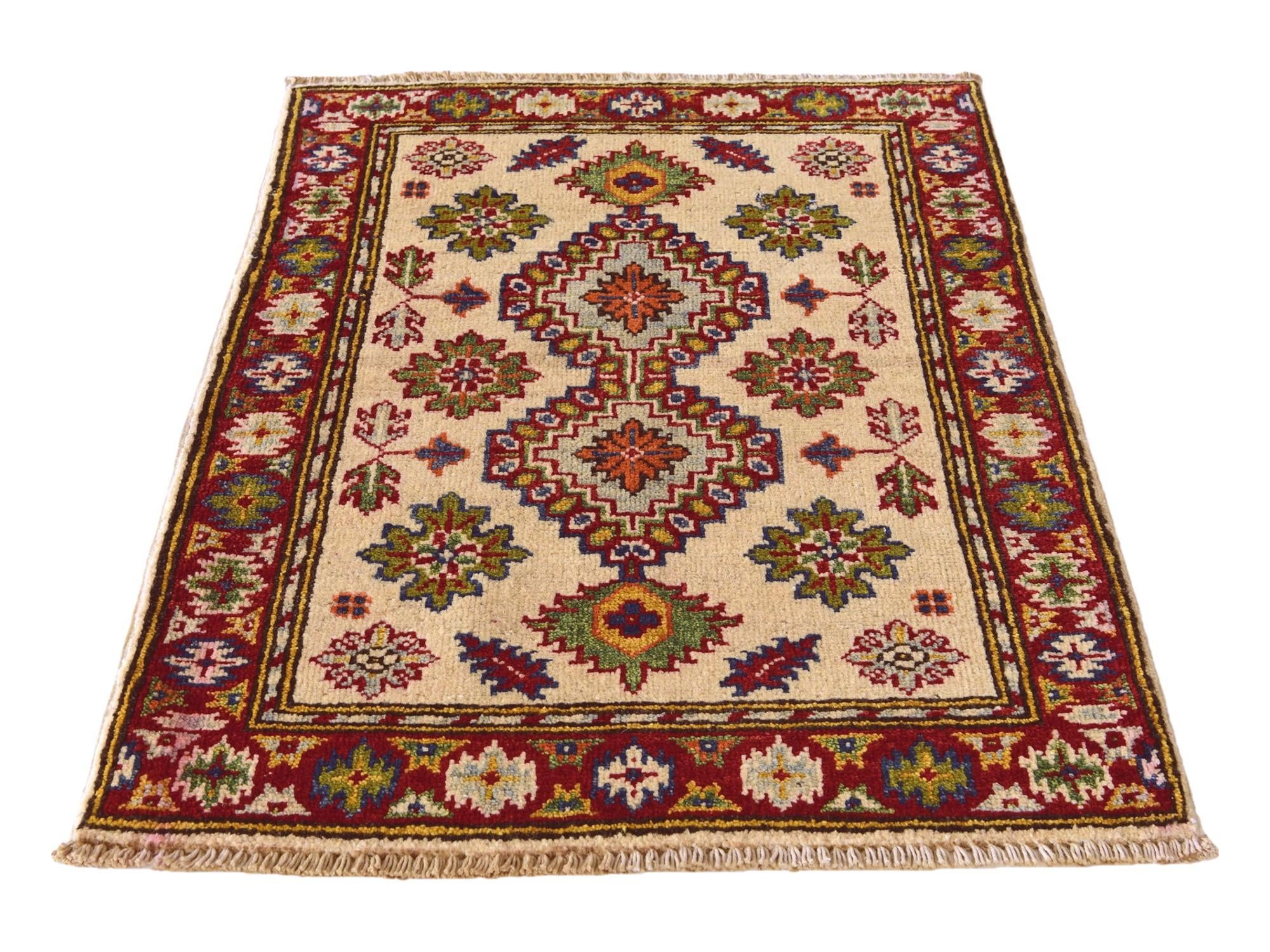 2' 1 x 3' 1 Hand Knotted Kazak Rug