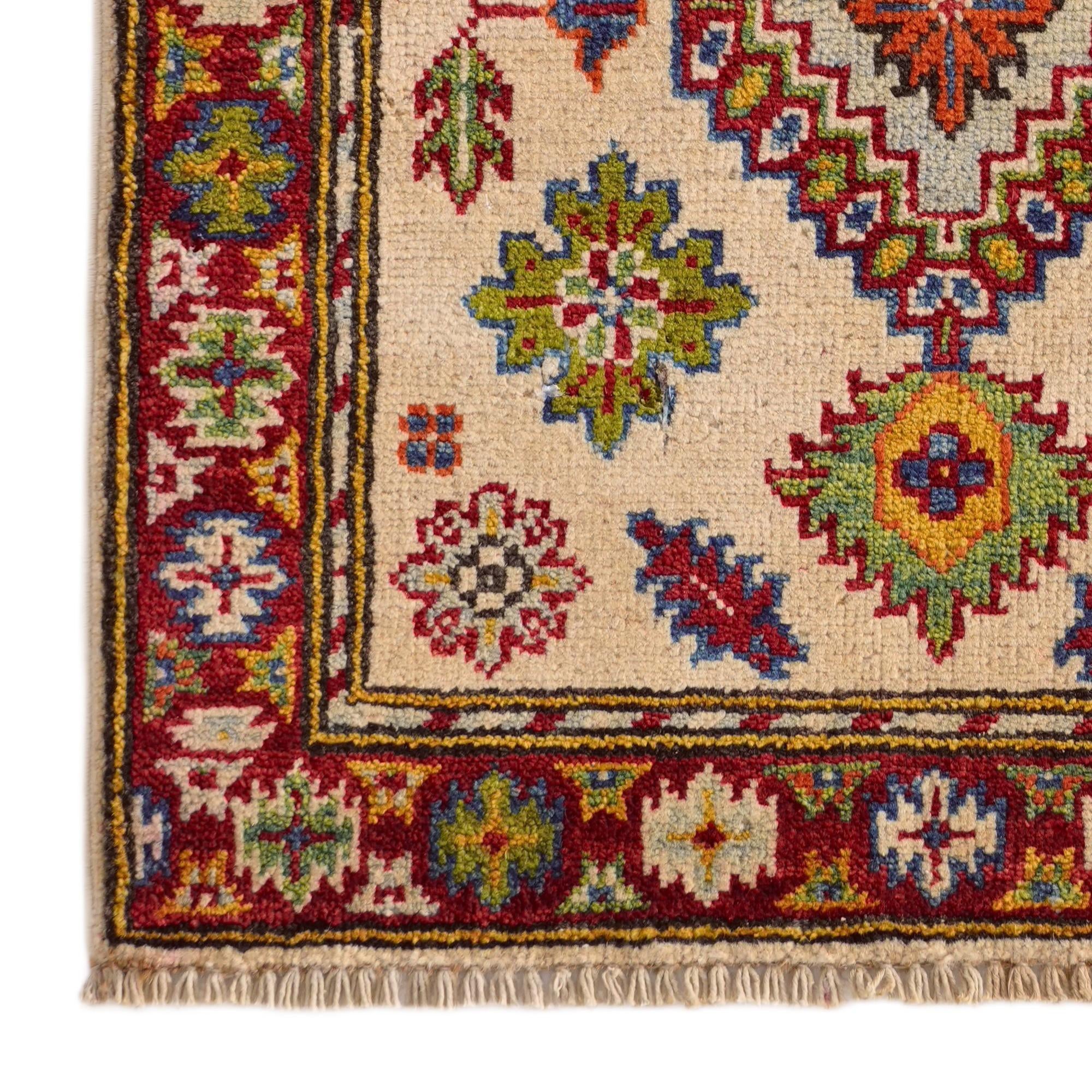 2' 1 x 3' 1 Hand Knotted Kazak Rug