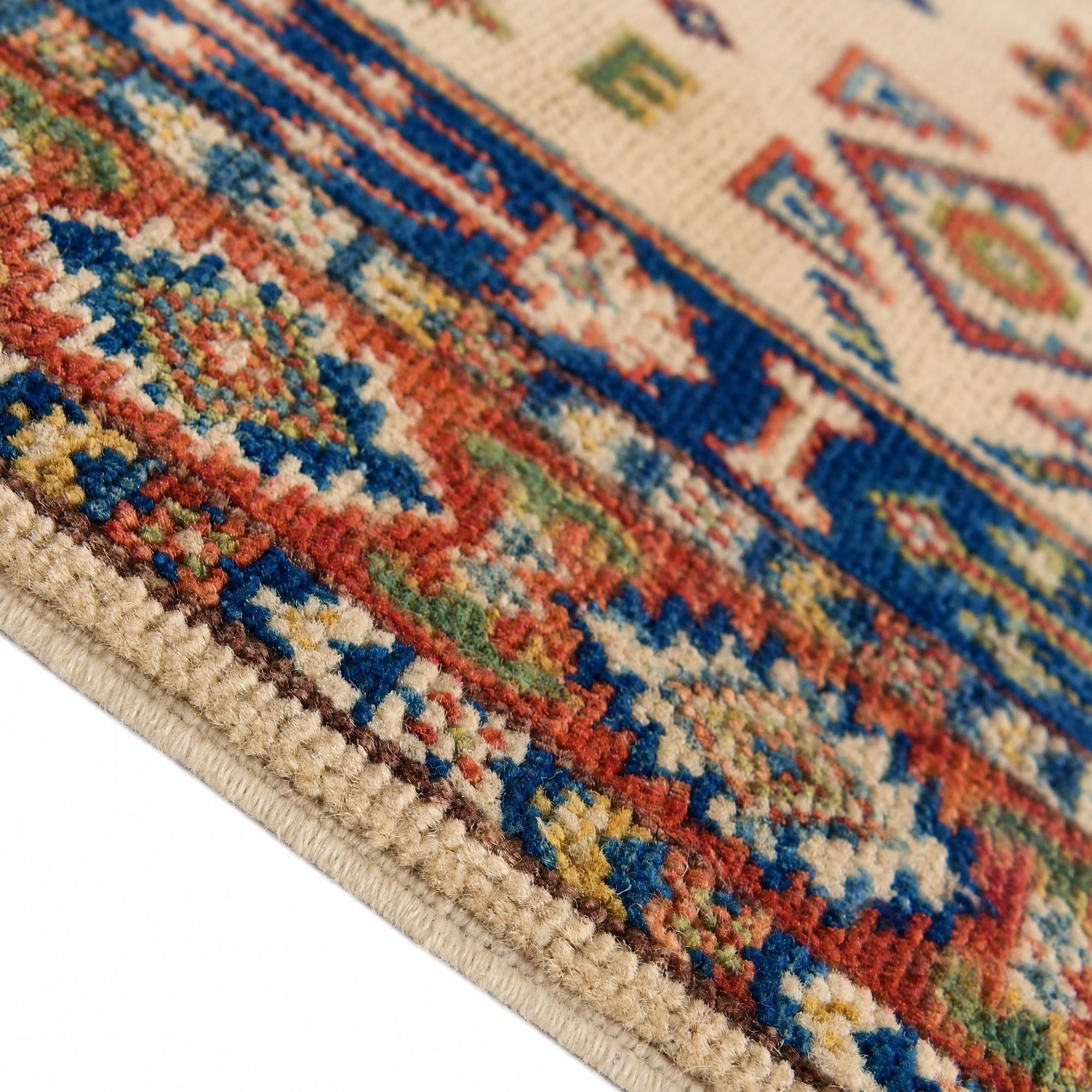 85cm x 120cm Hand Knotted Kazak Rug