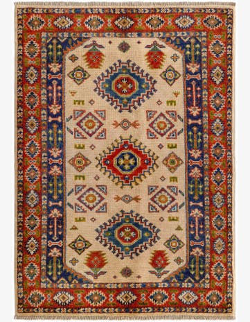 2' 9 x 4' Hand Knotted Kazak Rug