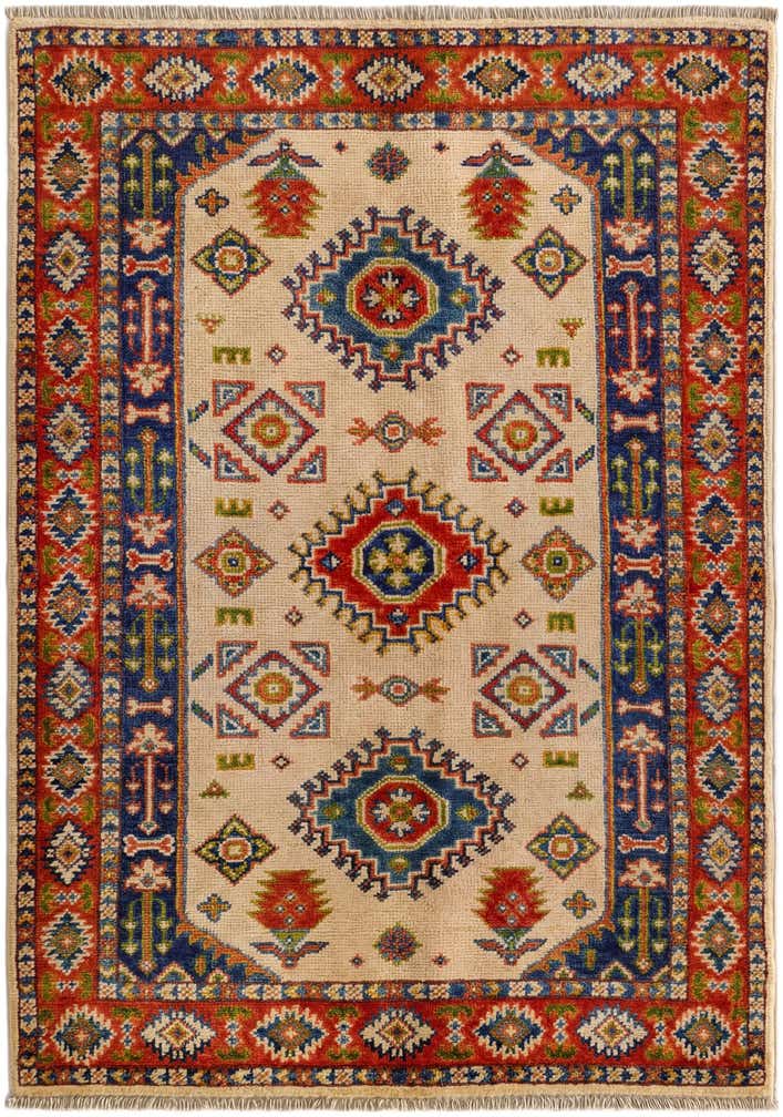 2' 9 x 4' Hand Knotted Kazak Rug