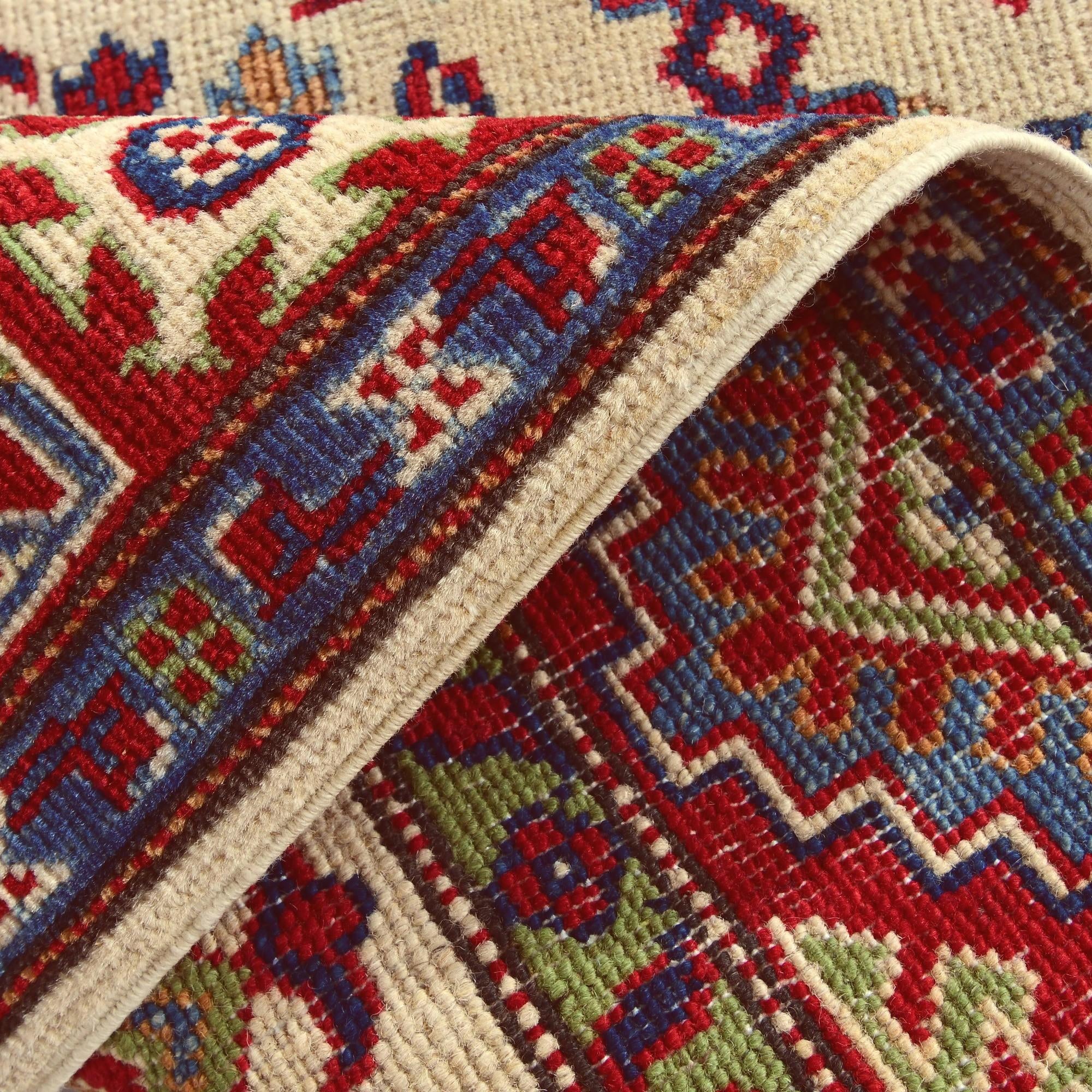 2' 8 x 4' 1 Hand Knotted Kazak Rug