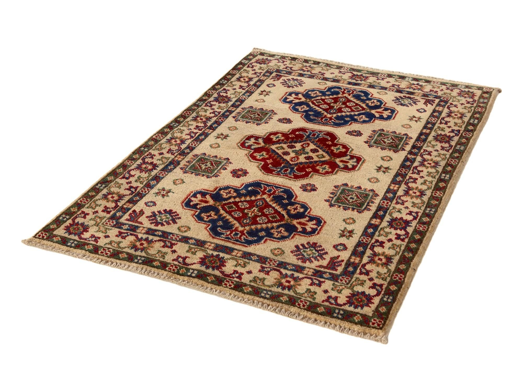 2' 8 x 4' Hand Knotted Kazak Rug