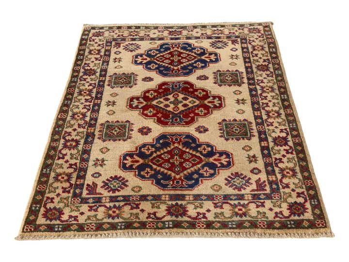 2' 8 x 4' Hand Knotted Kazak Rug