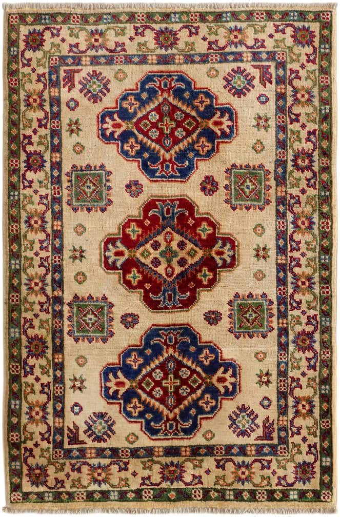 2' 8 x 4' Hand Knotted Kazak Rug