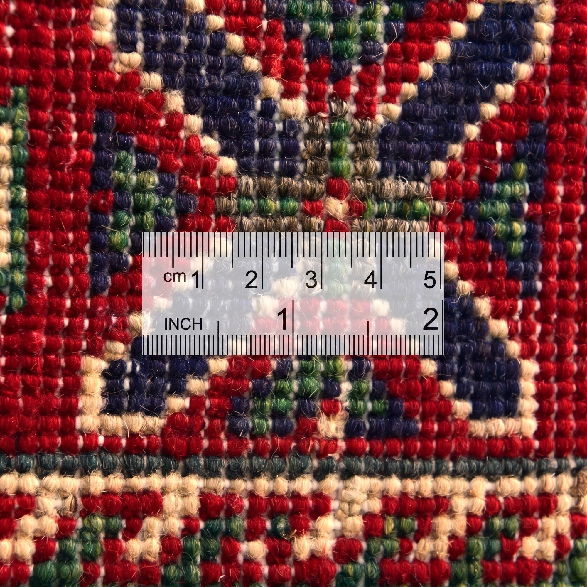 2' 7 x 4' Hand Knotted Kazak Rug