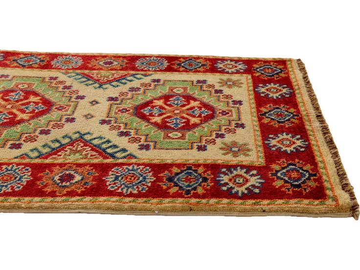 Detail image of 2' x 3' 4 Hand Knotted Kazak Rug