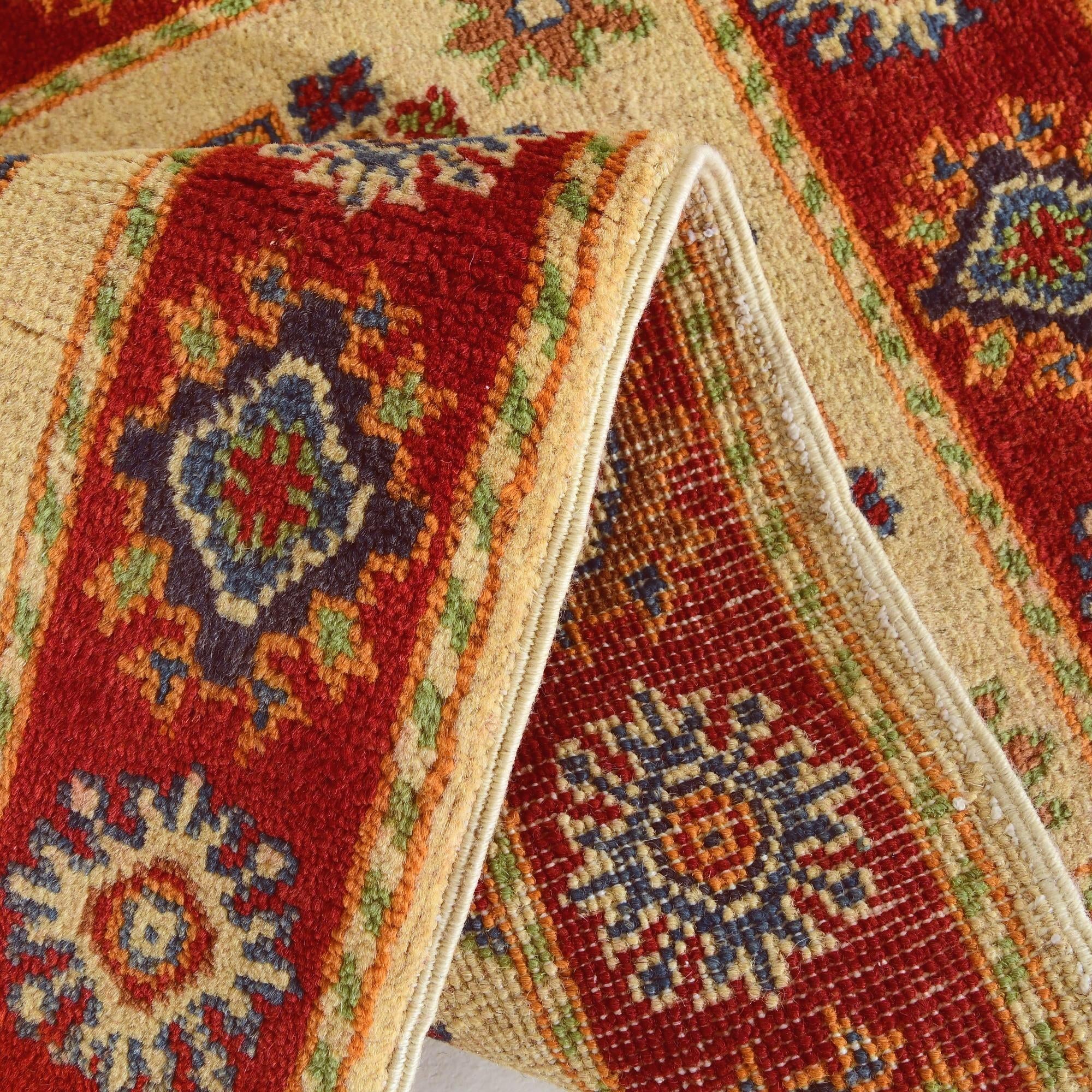 2' x 3' 4 Hand Knotted Kazak Rug