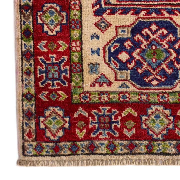 2' x 2' 9 Hand Knotted Kazak Rug