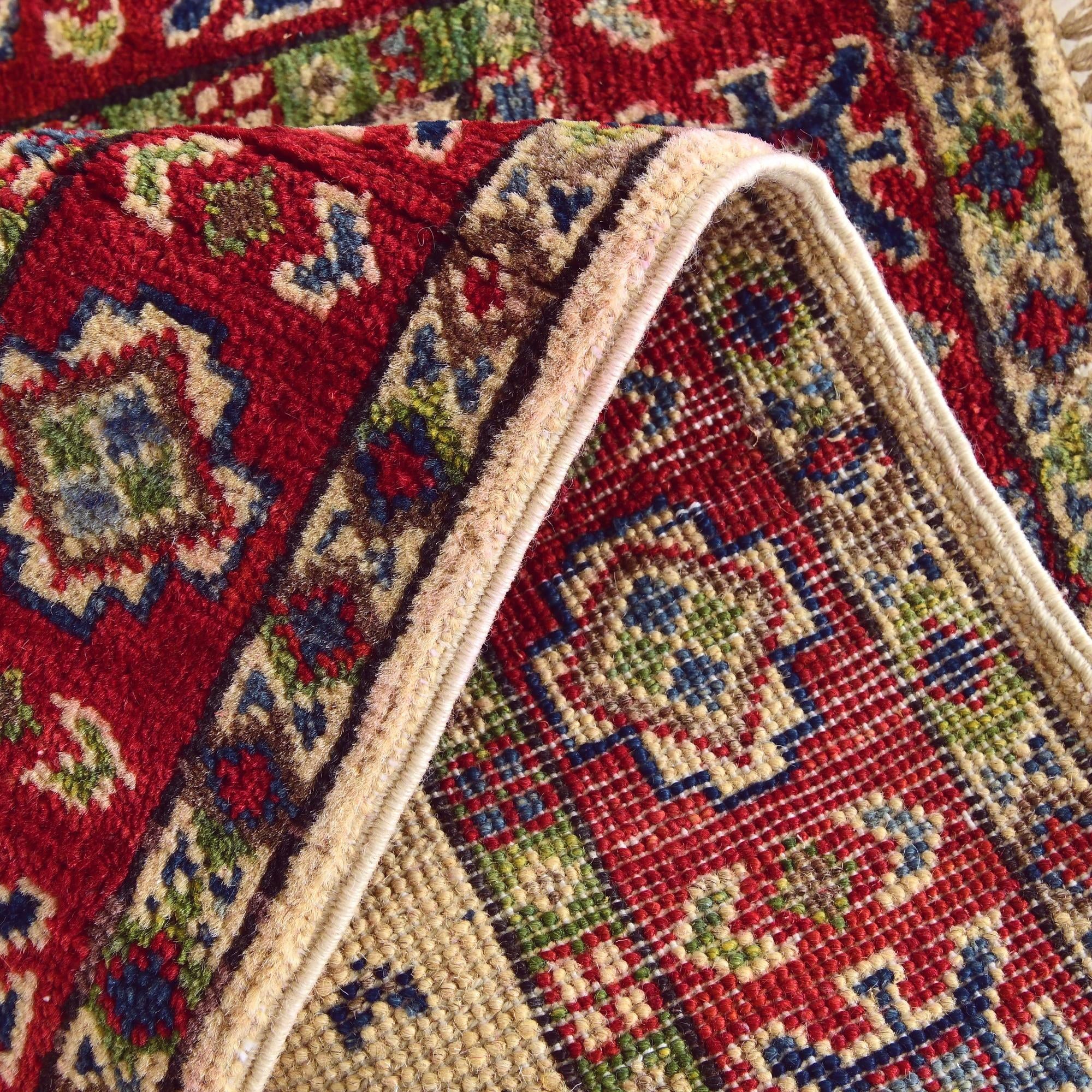 2' x 2' 9 Hand Knotted Kazak Rug