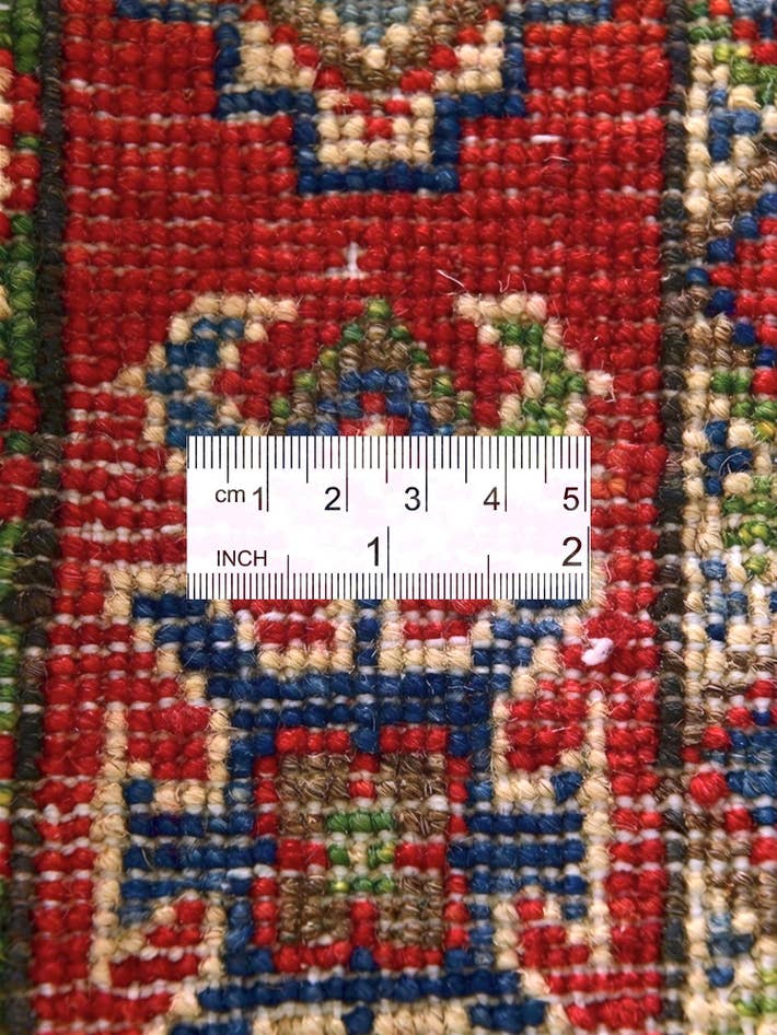Detail image of 2' x 2' 9 Hand Knotted Kazak Rug