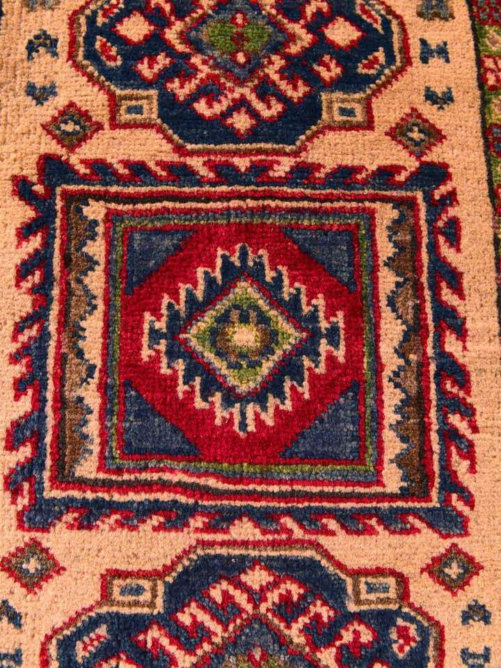 2' x 2' 9 Hand Knotted Kazak Rug
