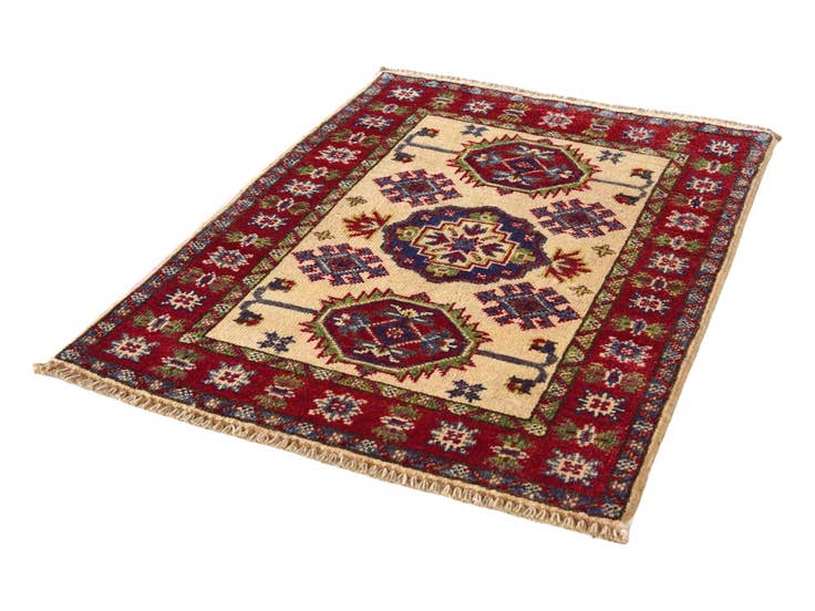 Detail image of 2' 2 x 3' Hand Knotted Kazak Rug