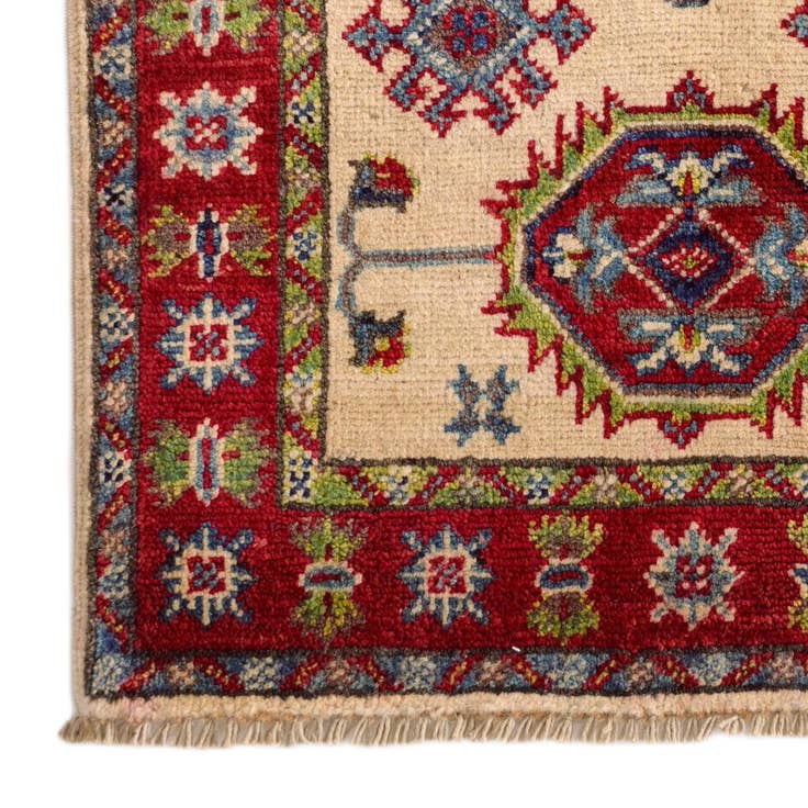 Detail image of 2' 2 x 3' Hand Knotted Kazak Rug