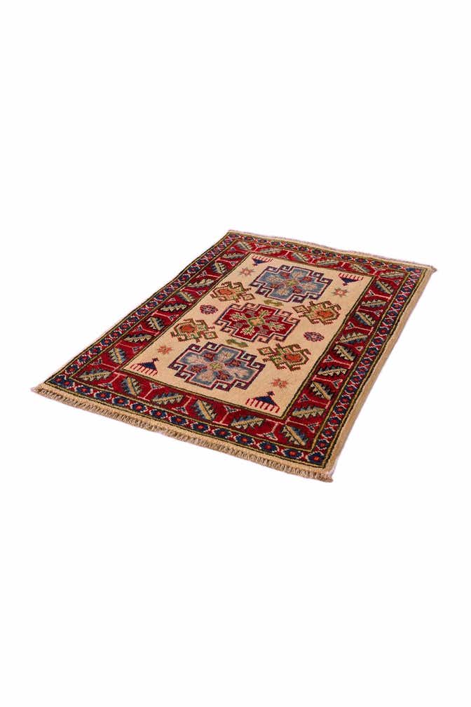 2' x 2' 11 Hand Knotted Kazak Rug