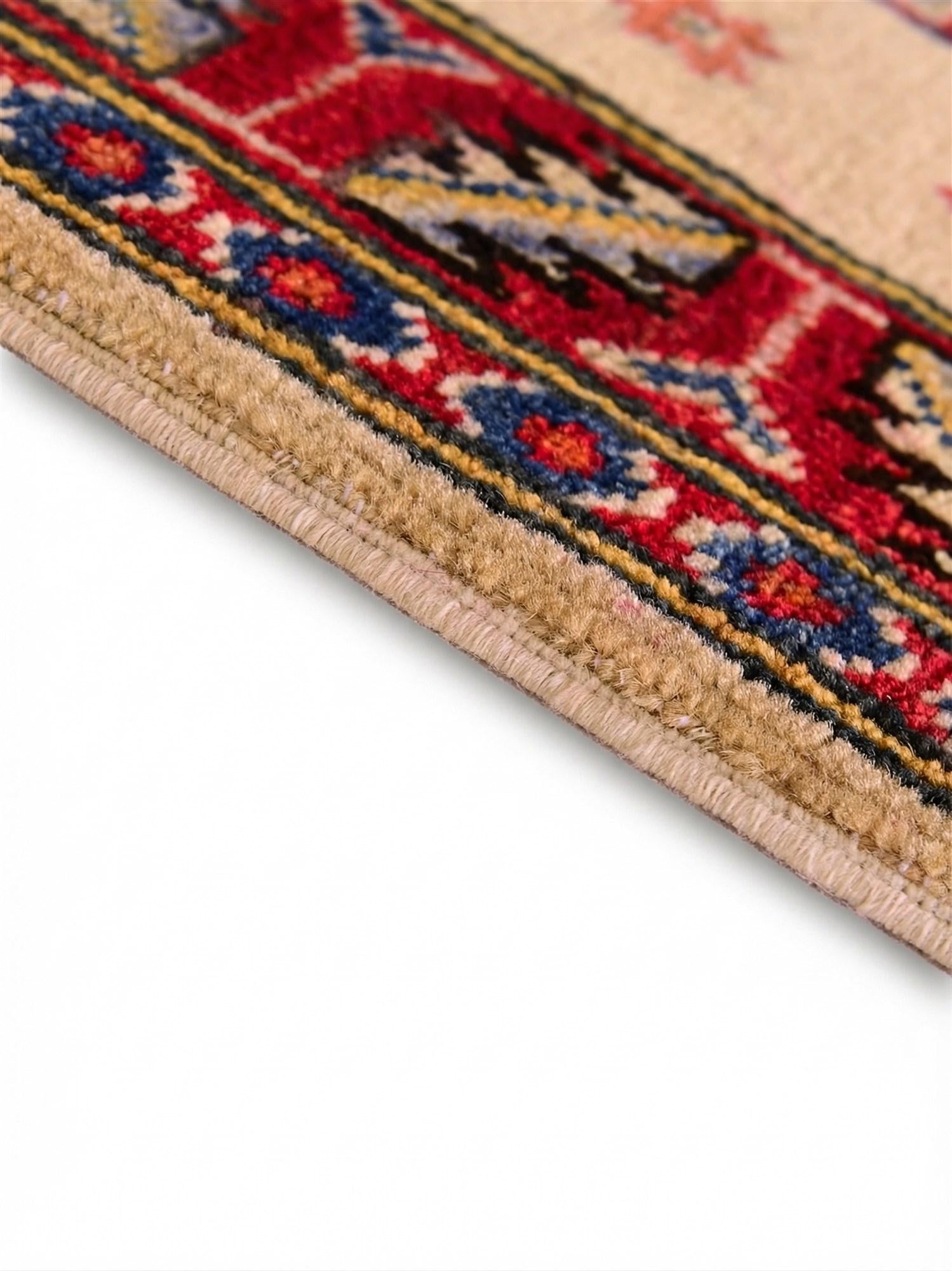 2' x 2' 11 Hand Knotted Kazak Rug
