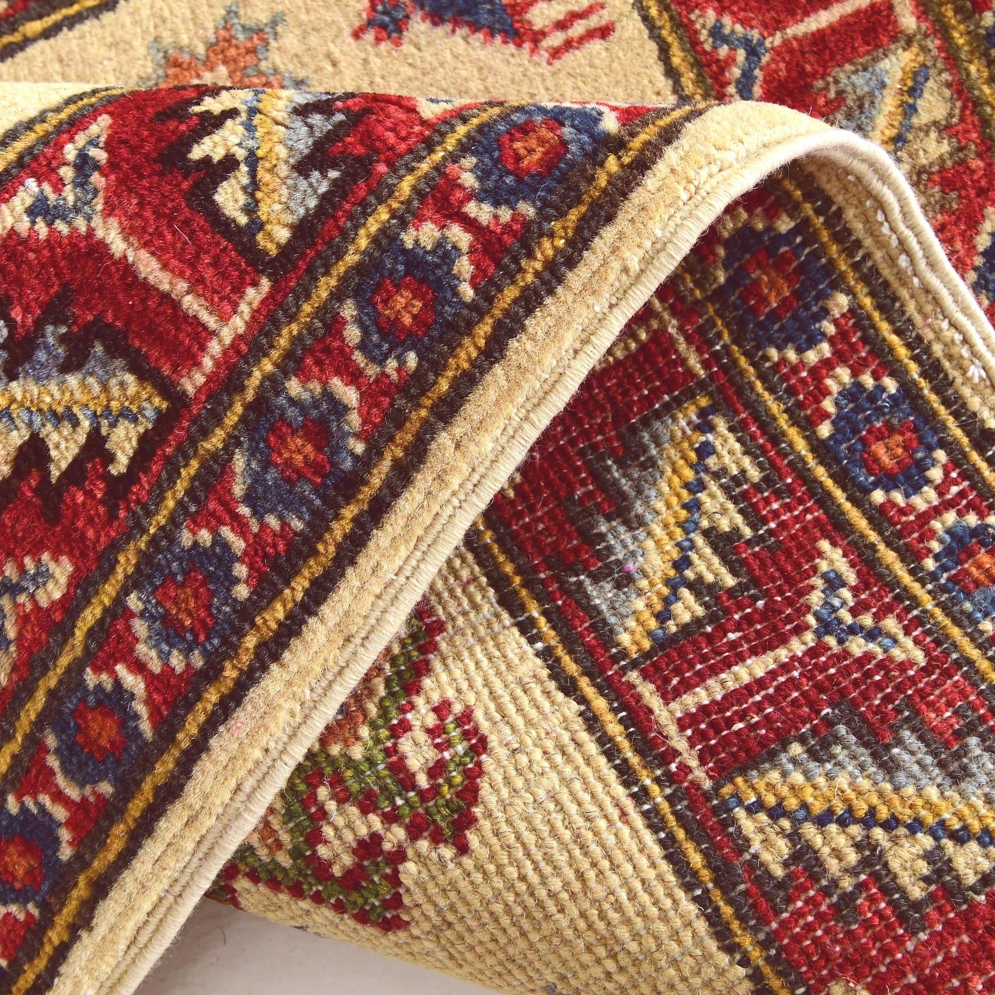 2' x 2' 11 Hand Knotted Kazak Rug