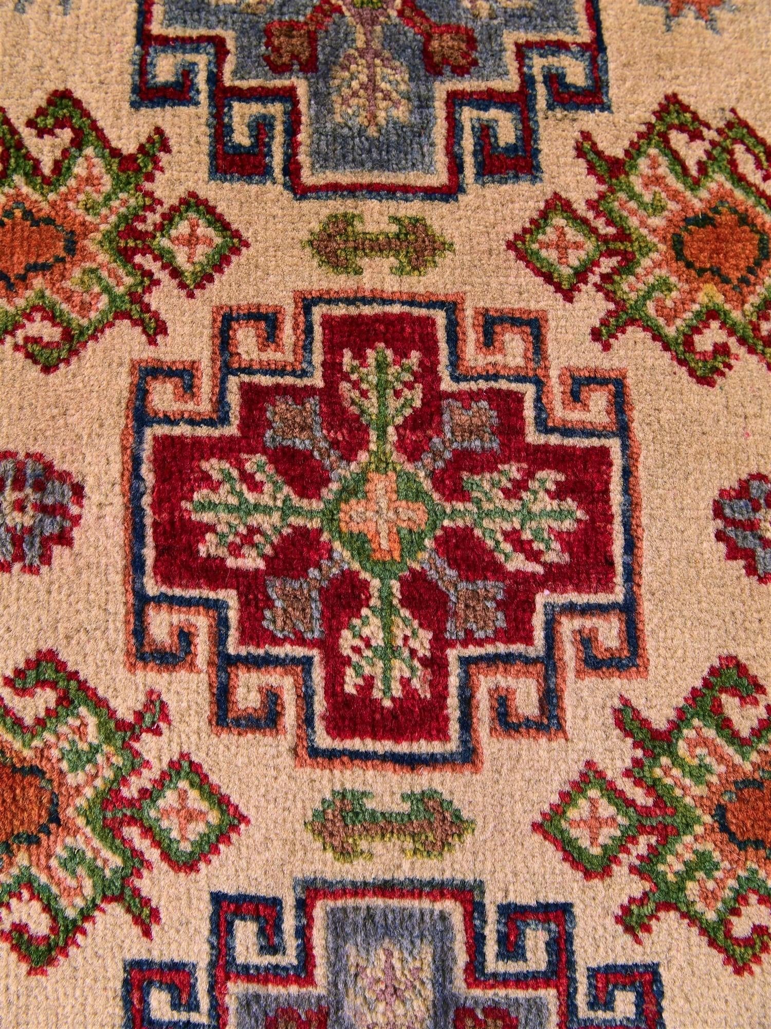 2' x 2' 11 Hand Knotted Kazak Rug