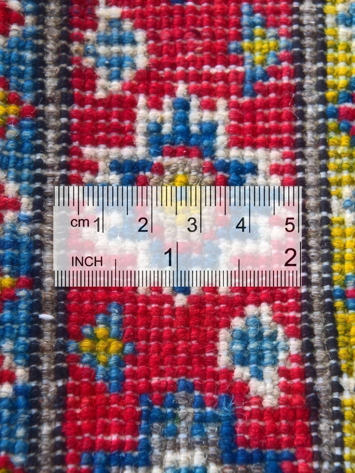 Detail image of 2' 1 x 2' 10 Hand Knotted Kazak Rug