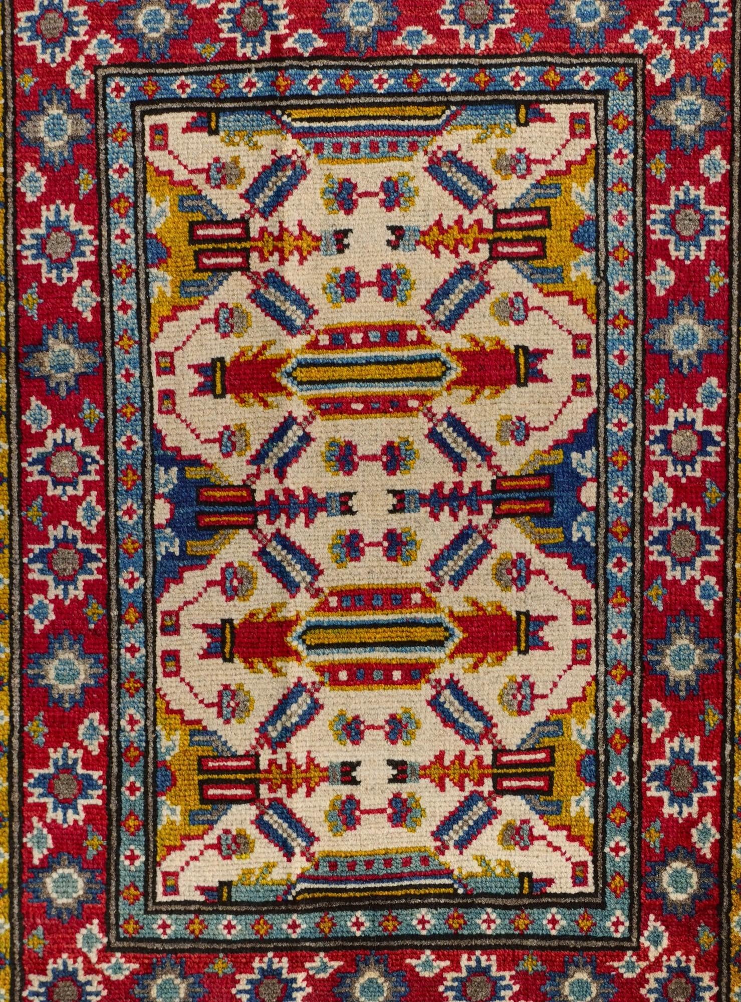 2' 1 x 2' 10 Hand Knotted Kazak Rug