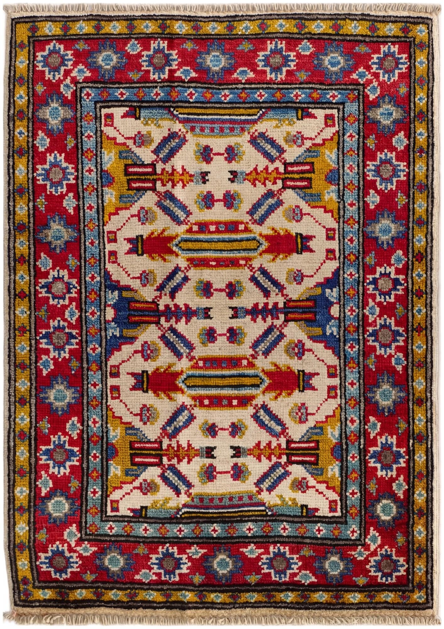 2' 1 x 2' 10 Hand Knotted Kazak Rug