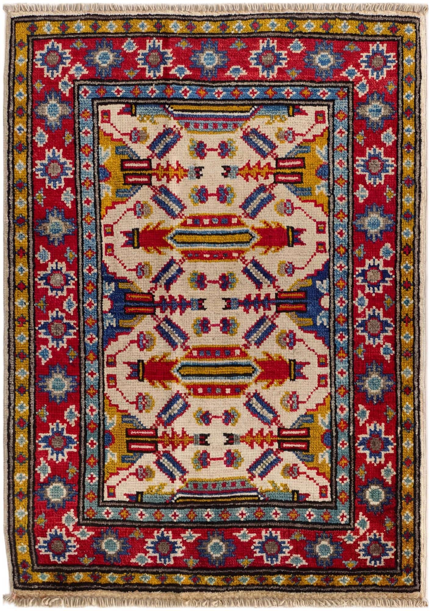 2' 1 x 2' 10 Hand Knotted Kazak Rug