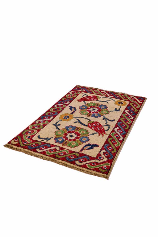 2' 1 x 3' 2 Hand Knotted Kazak Rug