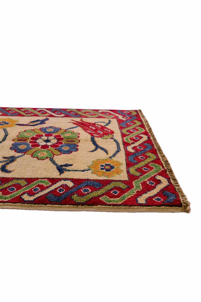 2' 1 x 3' 2 Hand Knotted Kazak Rug